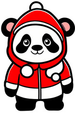 Happy panda - Merry Christmas