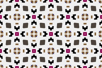 Abstract ethnic rug ornamental seamless pattern.Perfect for fashion, textile design, cute themed fabric, on wall paper, wrapping paper and home decor. Geometric pattern.