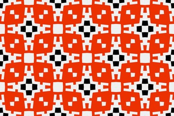 Fototapeta premium Abstract ethnic rug ornamental seamless pattern.Perfect for fashion, textile design, cute themed fabric, on wall paper, wrapping paper and home decor. Geometric pattern.