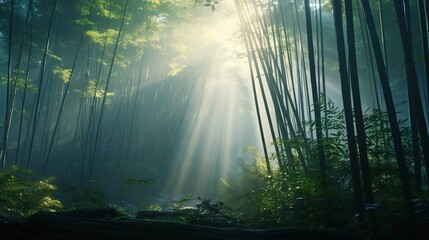 a forest with trees