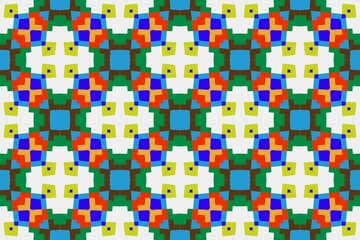 Fototapeta premium Abstract ethnic rug ornamental seamless pattern.Perfect for fashion, textile design, cute themed fabric, on wall paper, wrapping paper and home decor. Geometric pattern.