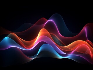 Vibrant Color Waves: An Artistic Dive into Abstract Imagery Generative AI