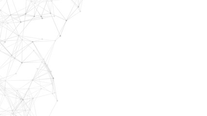 Abstract geometric background. Plexus mesh backdrop illustration.