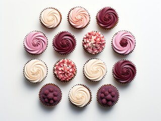 Unveiling Artistry: Delight in our Spectacular Cupcake Arrangements! Generative AI