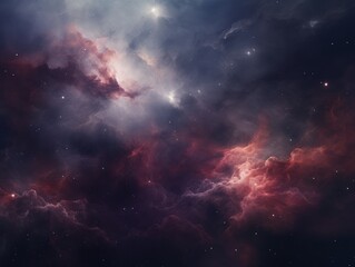 Discover the Mysteries of the Universe: Dark Nebula Space Art Generative AI
