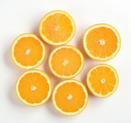 Fototapeta premium Fresh and Vibrant: Discover the Energizing Power of Citrus Slices! Generative AI