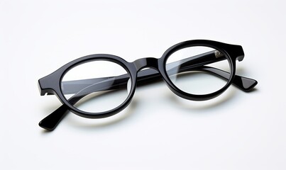 Unveiling Sophistication: A Stunning Display of Classy Black Eyeglasses Generative AI