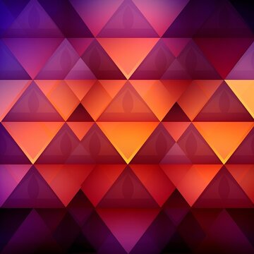 Colorful Triangular Prism Gradient Design: Uncover the Seamless Style Pattern! Generative AI