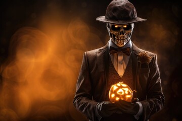 fantastic Halloween themed Pumpkins background