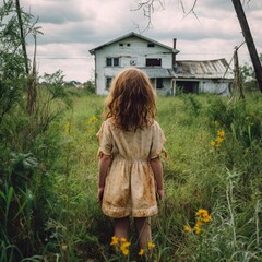 Little girl in the Delta