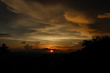 
Landscape: The last sunset