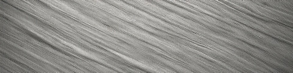 Grey Fabric with Pleated Texture and Diagonal Striped Pattern