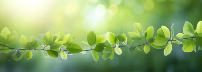 Discover the Calming Elegance of Fresh Green Leaves - An Uplifting Escape from Urban Chaos Generative AI