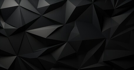 Discover the Fusion of Innovation: Experience Our High Tech Black Triangular Mesh Background Generative AI