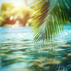 Fototapeta na wymiar Unleash Your Summer: A Vibrant Tropical Vacation Guide Generative AI