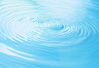 Mesmerizing Dance of Water Ripples in an Azure Pool: A Serene Escape Generative AI