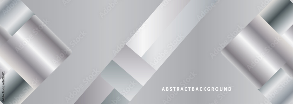 Aufkleber abstract background with silver gradient lines triangle arrows and shadows. silver color trendy styl