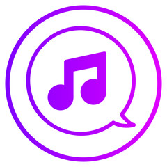 chat gradient icon