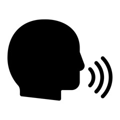 voice glyph icon
