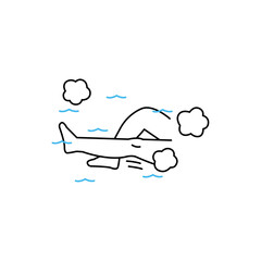 入浴している女性の足