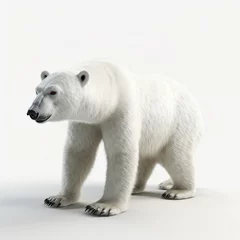 Foto op Canvas Polar Bear on ice © Michel 
