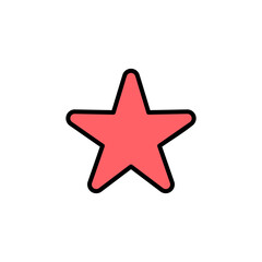 Obraz premium Star Icon set illustration. rating sign and symbol. favourite star icon