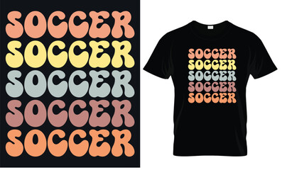 Football t shirt design, Soccer t-shirt design, Vintage sports soccer t-shirt design vector, Typography soccer t-shirt design,grovy,retro,wavy t shirt design.
