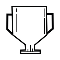 Sacramental goblet for wine on white background