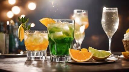 Fresh Drinks Background Very Cool