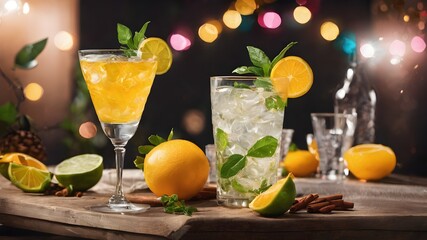 Fresh Drinks Background Very Cool