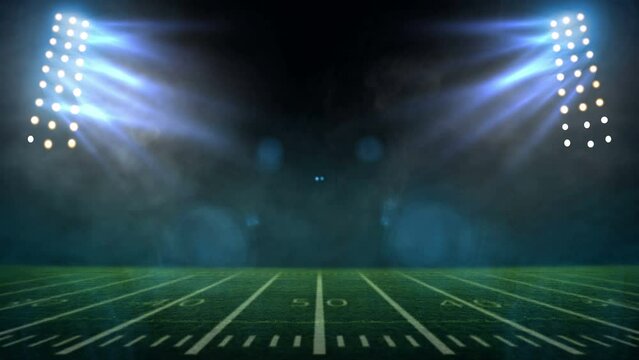 View of an american football stadium	