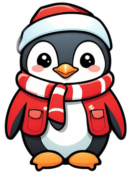 Happy Penguin - Merry Christmas 