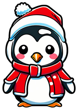 Happy Penguin - Merry Christmas 