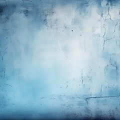 Brushing Life Hand-Painted Concrete Wall in Blue blue background, texture