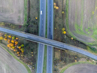 Bridge Over Dual Carriageway