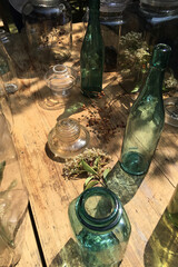 休日のテーブル