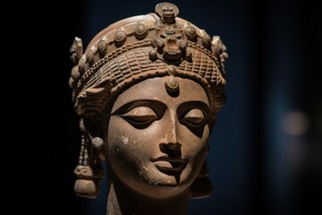 a statue of a woman