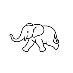 elephant running