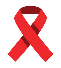 aids day crimson ribbon
