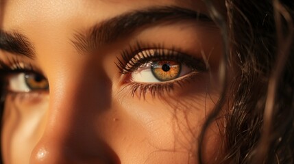 Fototapeta premium brown-eyed girl