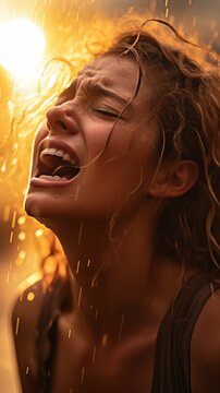 woman in despair