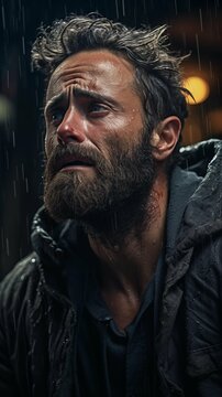 crying man