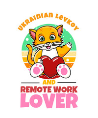 Ukrainian Levkoy And Remote Work Lover
