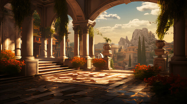  ROME CONCEPT ILLUSTRATION