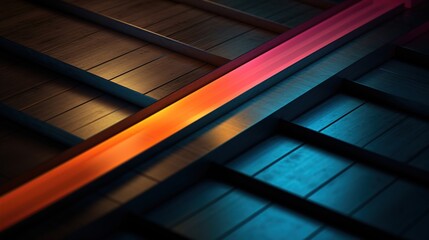 Colorful abstract background with triangles. 3d rendering, 3d illustration