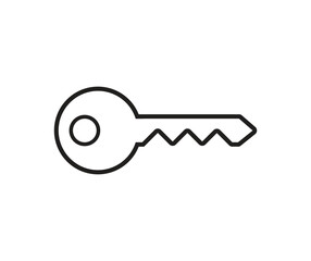 Key icon. Collection of vector symbol on white background. Vector illustration.