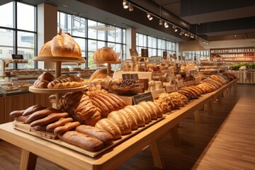 Bountiful Display of Artisan Breads from Around the World Generative AI