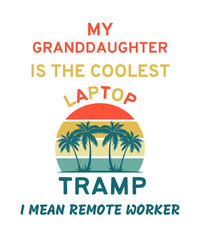 My granddaughter is the coolest remote worker