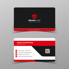 Modern Creative Design Business Card Template Illustration.