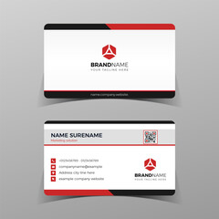 Modern Creative Design Business Card Template Illustration.